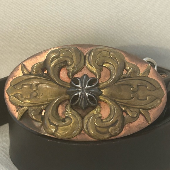 King Baby Studio Belt Buckle Brass Copper & Silver 34 2006 - Picture 2 of 9